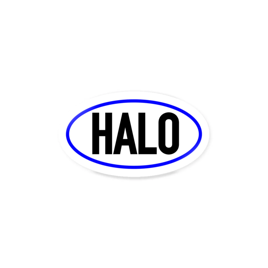 土日梁のHALO ステッカー