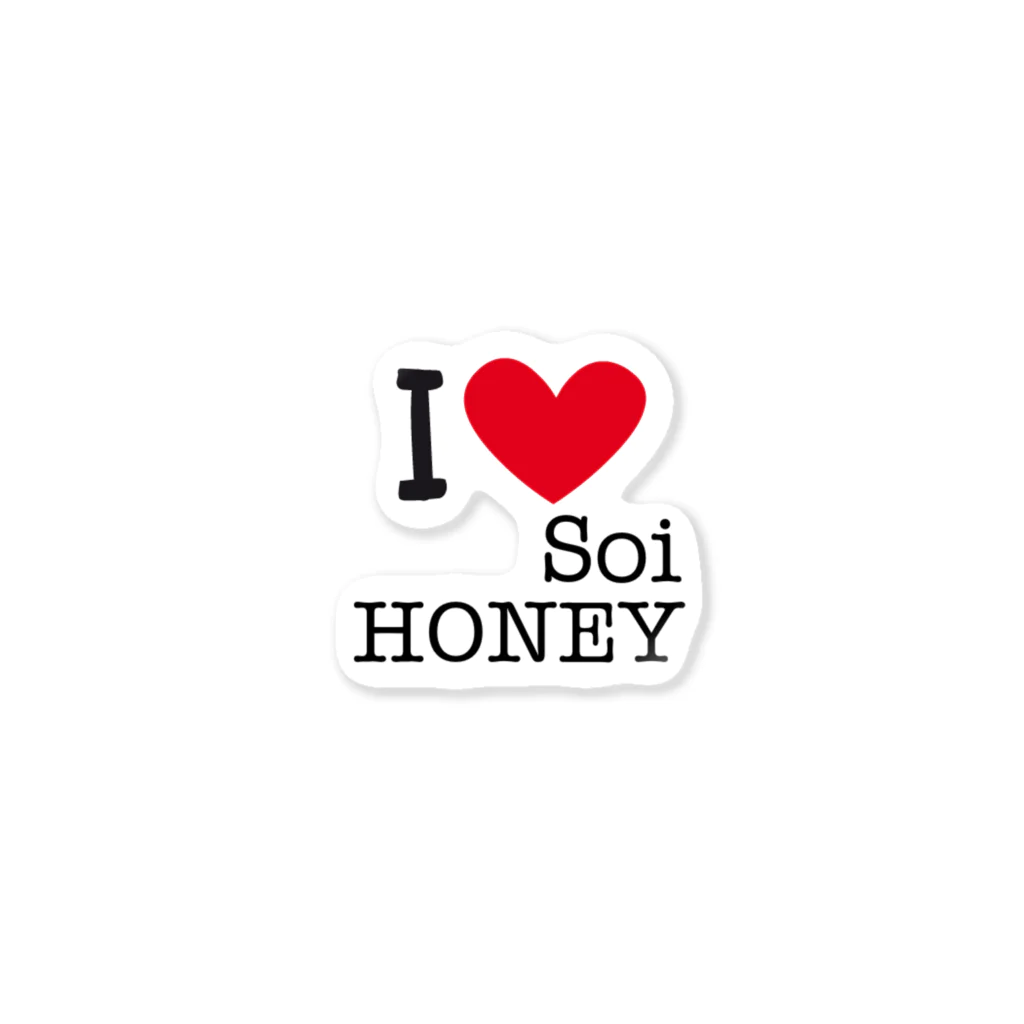 ビーチライフ🌴世界のビーチで沈没生活のSoi Honey ステッカー