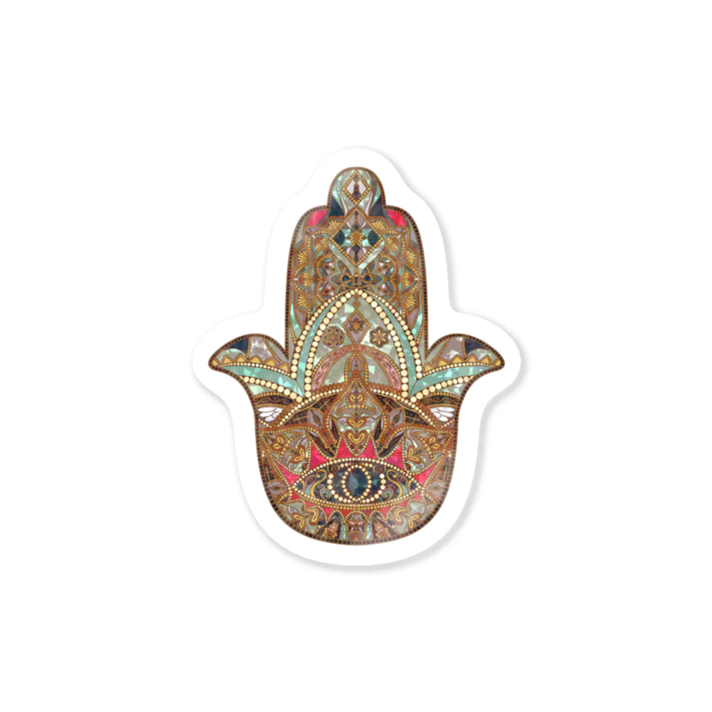 にんにんのNINKOLER-HAMSA HAND- Sticker