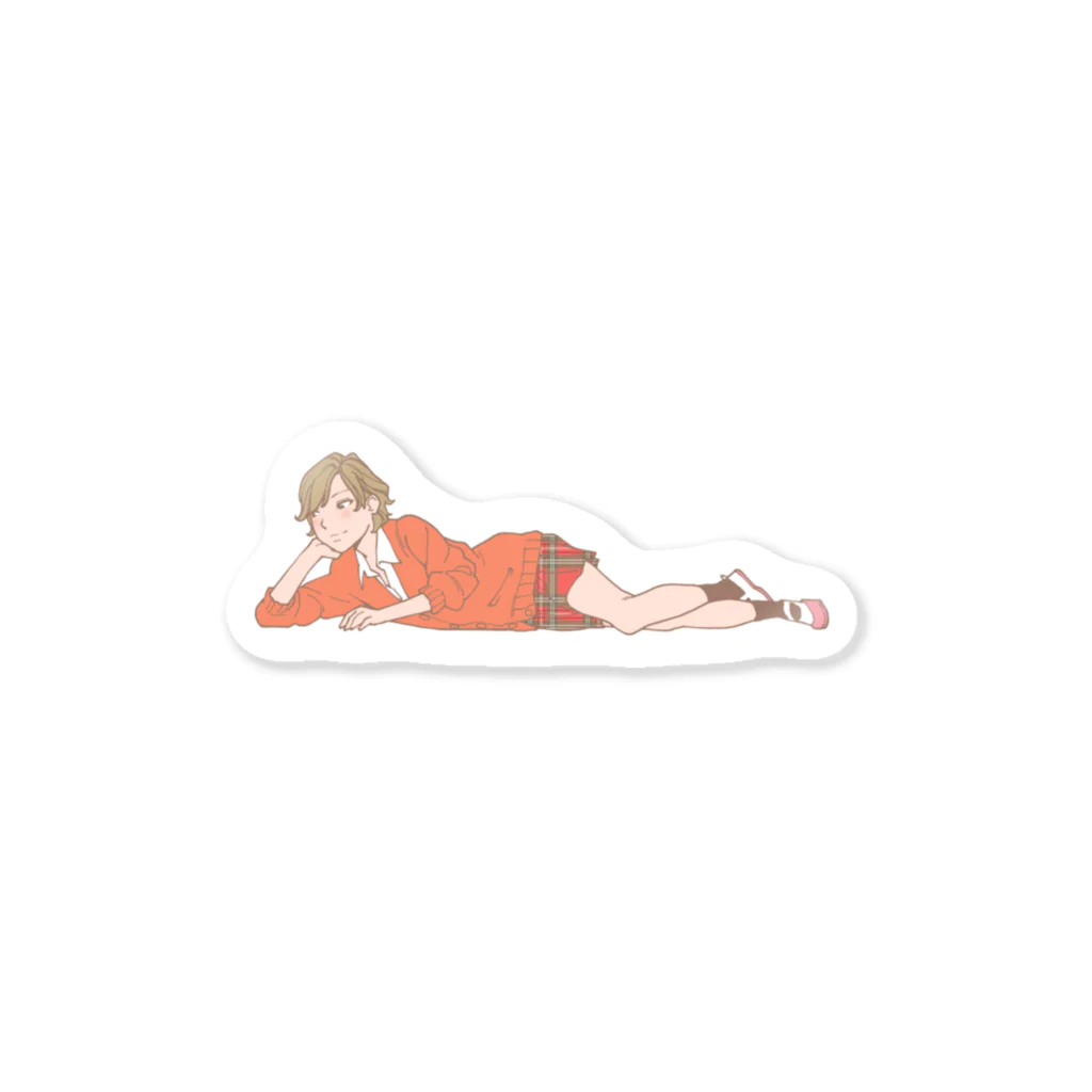 岸虎次郎　オトメの帝国18巻発売中のあーちゃんステッカー Sticker