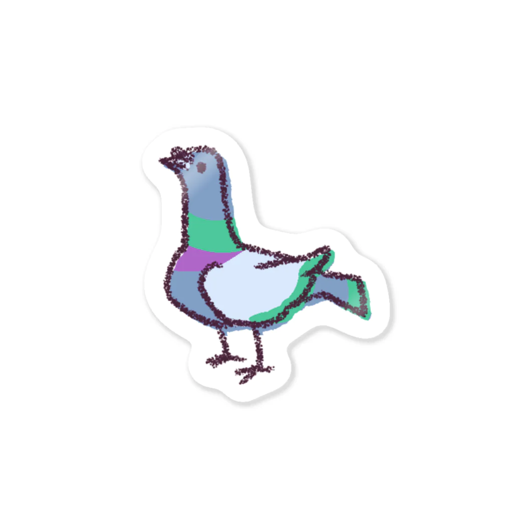 みま猫の土鳩 Sticker