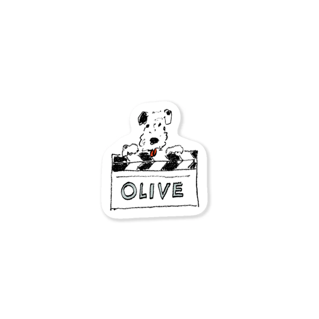 OLIVEのオリバー・カチンコステッカー Sticker