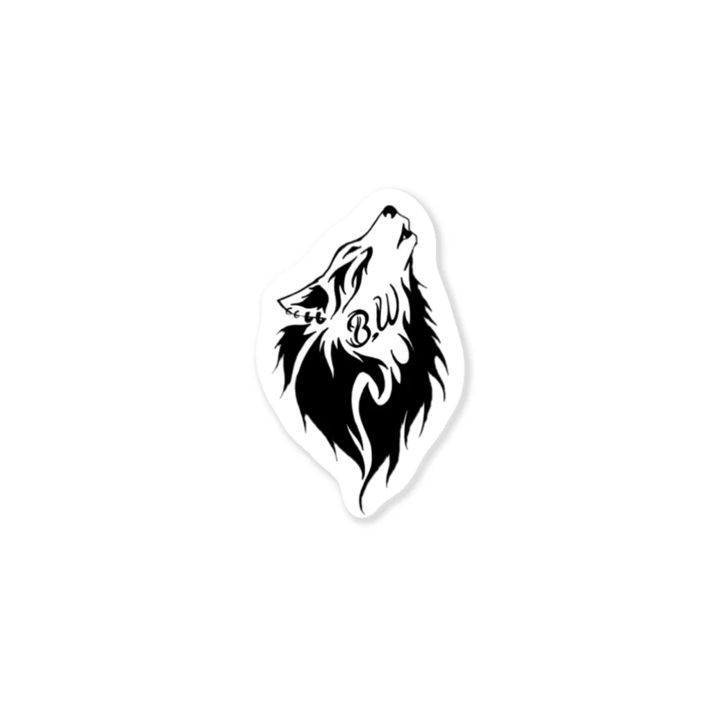 BLACK WOLF.のBLACKWOLF 透過Ver. Sticker