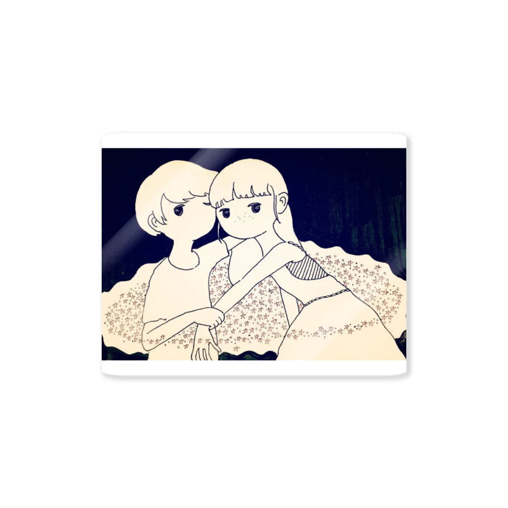 しずくのすきとよる Sticker