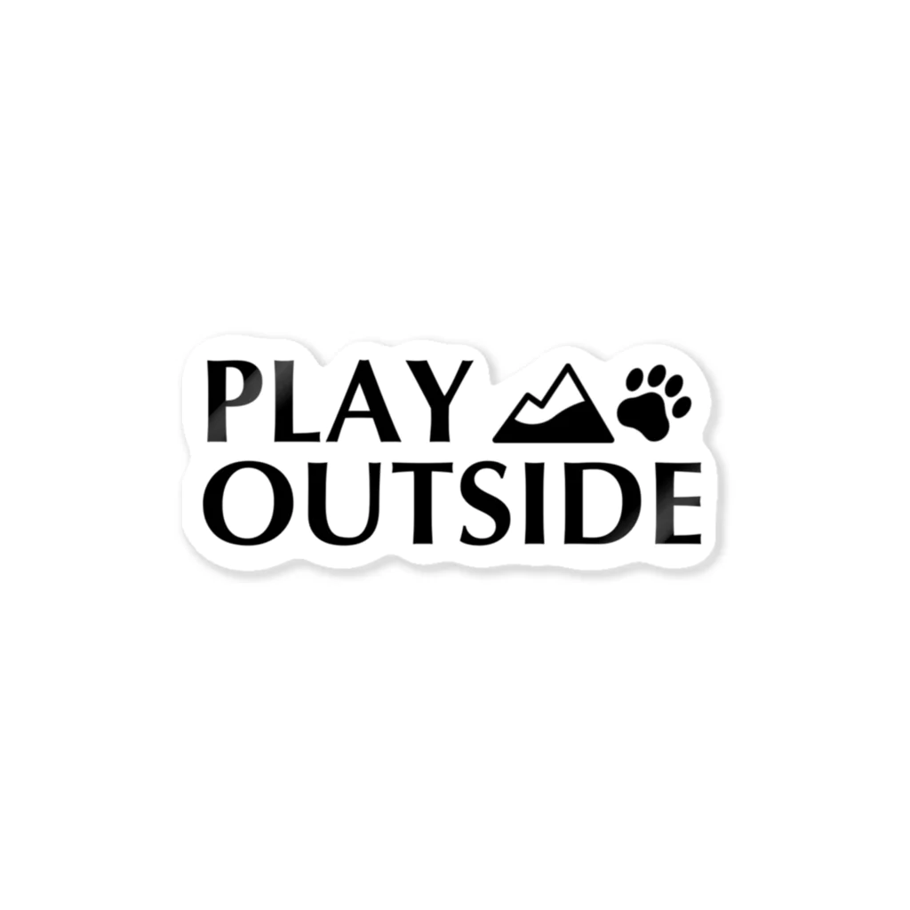 PLAY OUTSIDEのPLAY OUTSIDE ステッカー Sticker