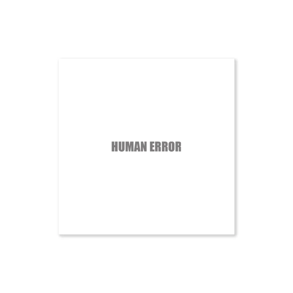 VHS91のHUMAN ERROR Sticker