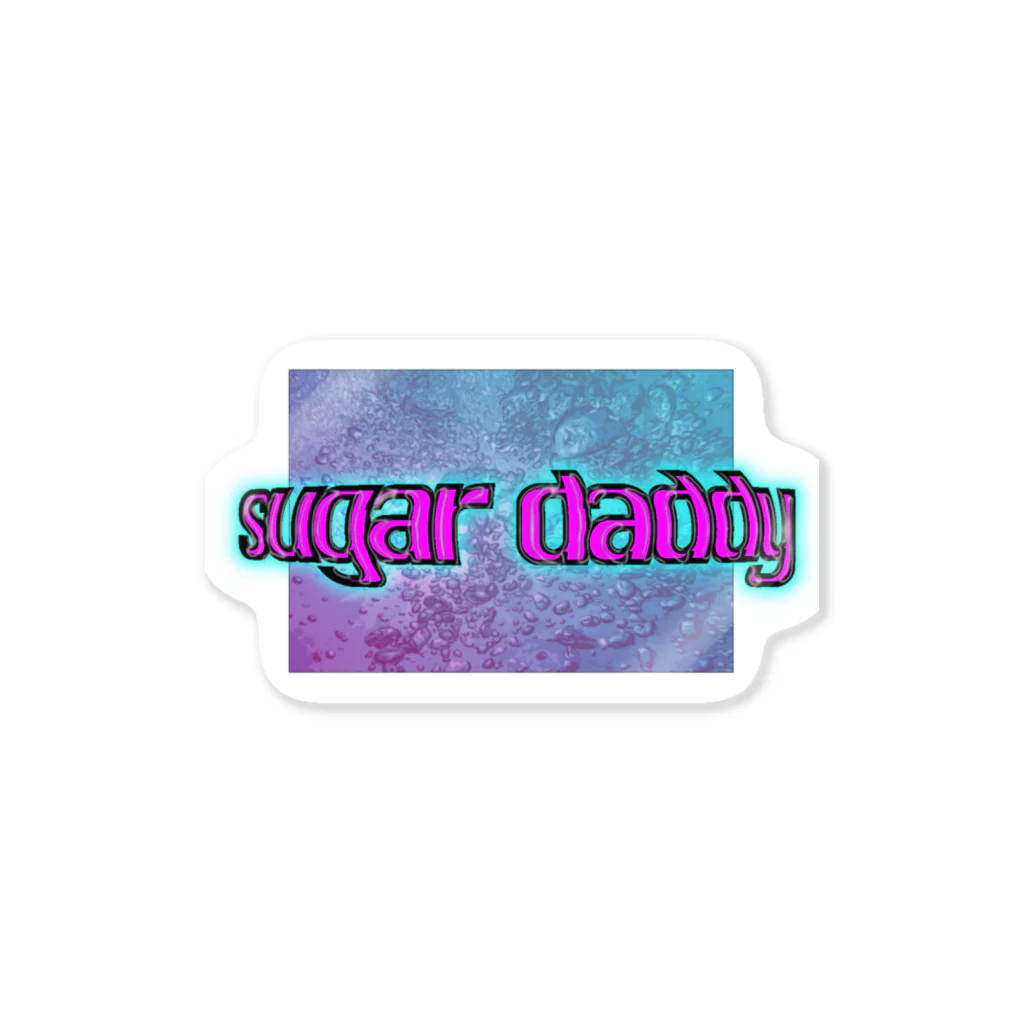 toxxxicのパパ活　ロゴ　グラフィック　ストリート Sticker