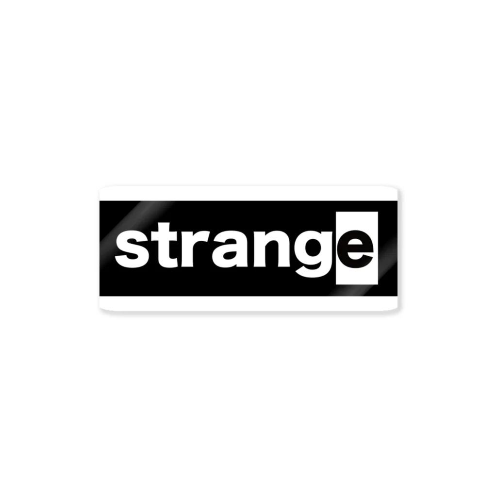 strange world's end web shop SUZURIのstrange world's end strange02ステッカー ステッカー