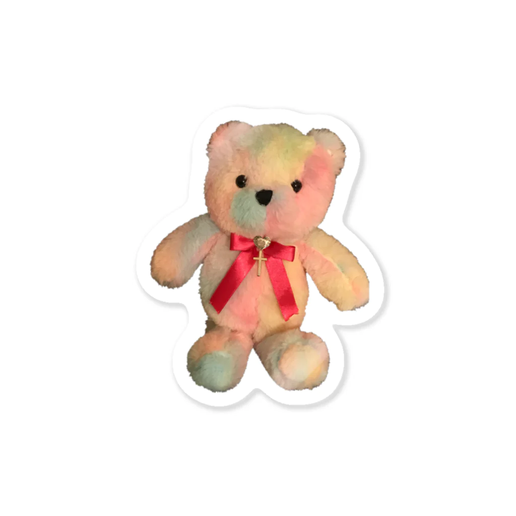 💜Salon de Lucia💜のDreamy Teddy クリア ステッカー