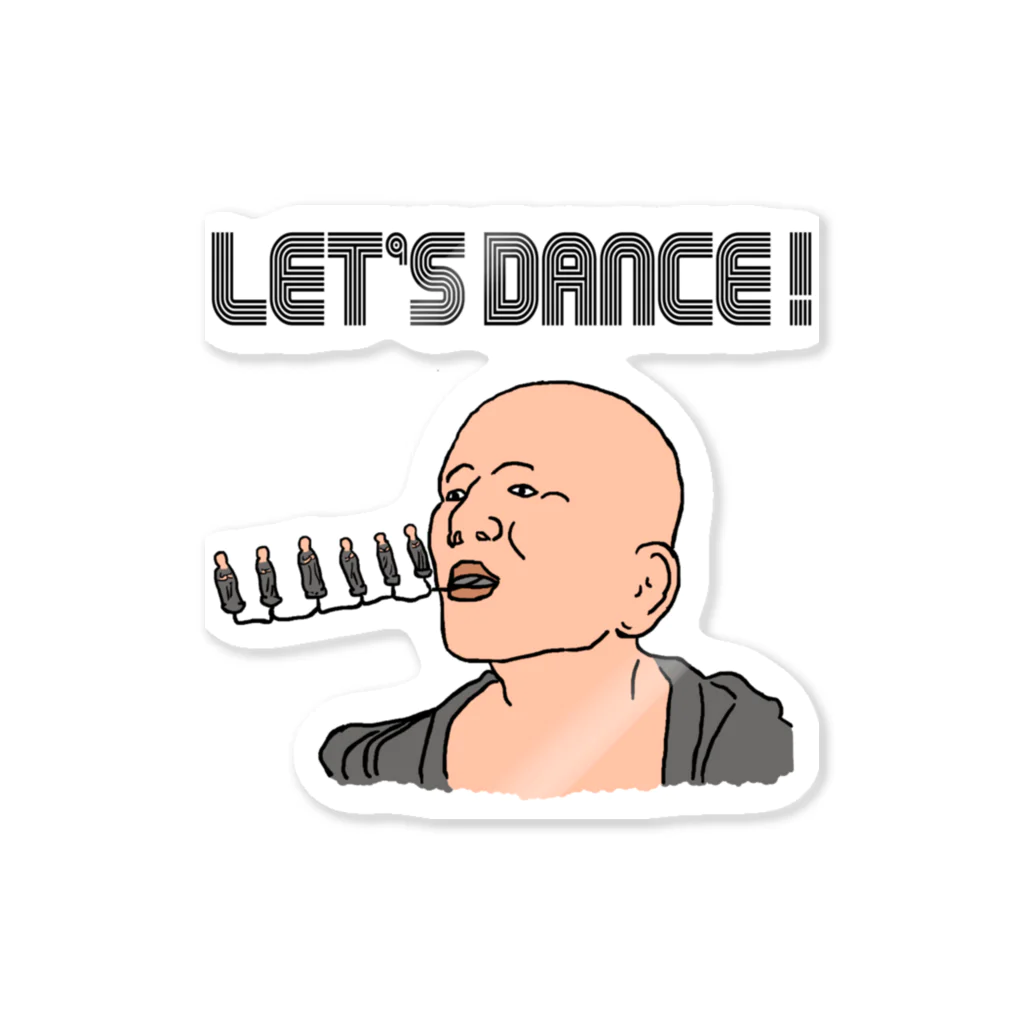 ぼくがいなくてもパーティーはつづくのレッツ・ダンス～踊念仏～byボウイfeat.空也 Sticker