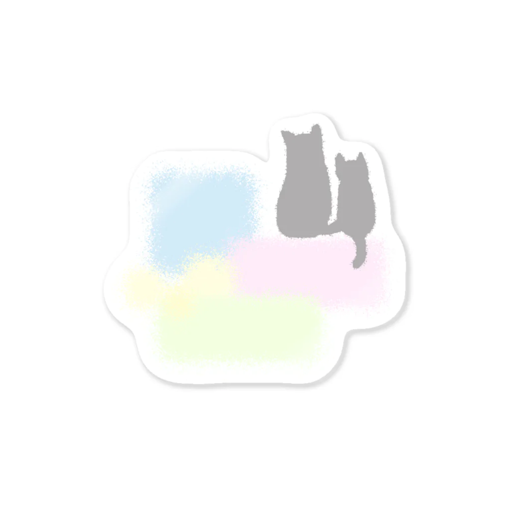 気ままに創作　よろず堂の春色ねこ Sticker