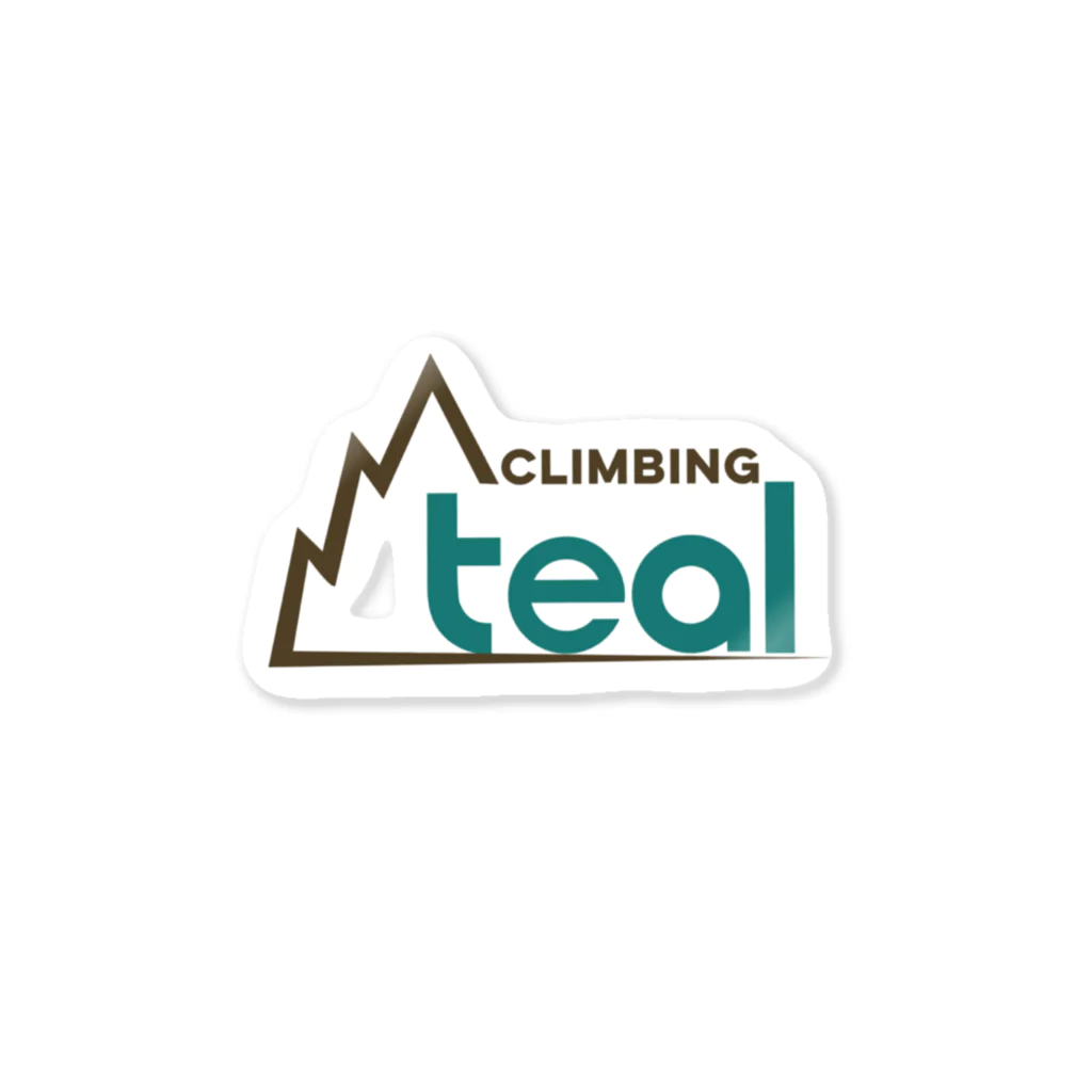 ティールクライミング teal climbing のチャリティー  ティールクライミング ステッカー