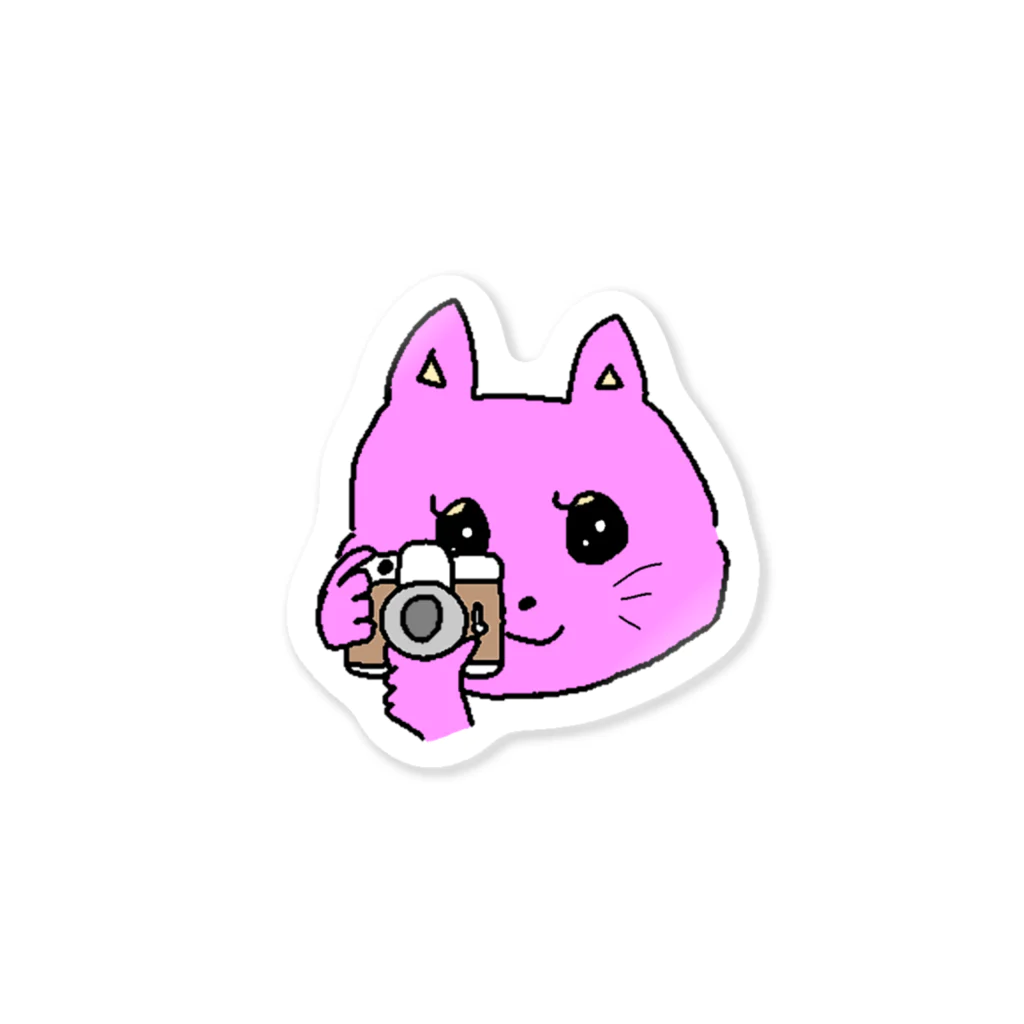 太白のねこカメラマン Sticker