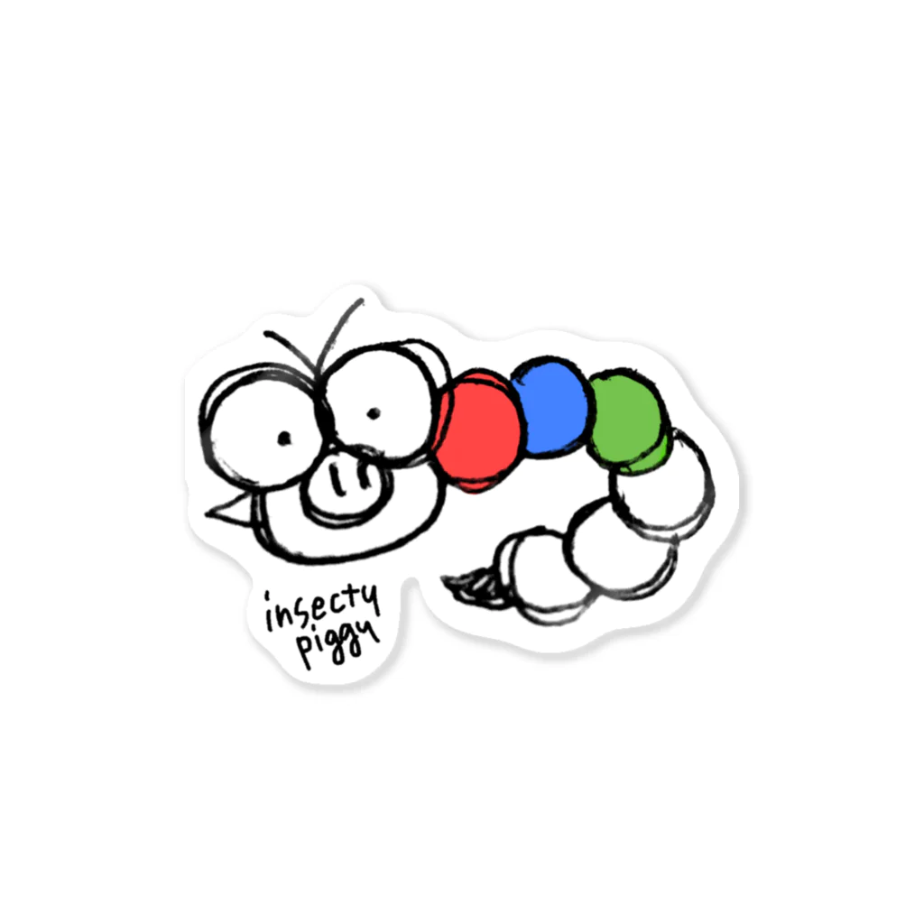 insecty_piggyのinsecty piggy Sticker