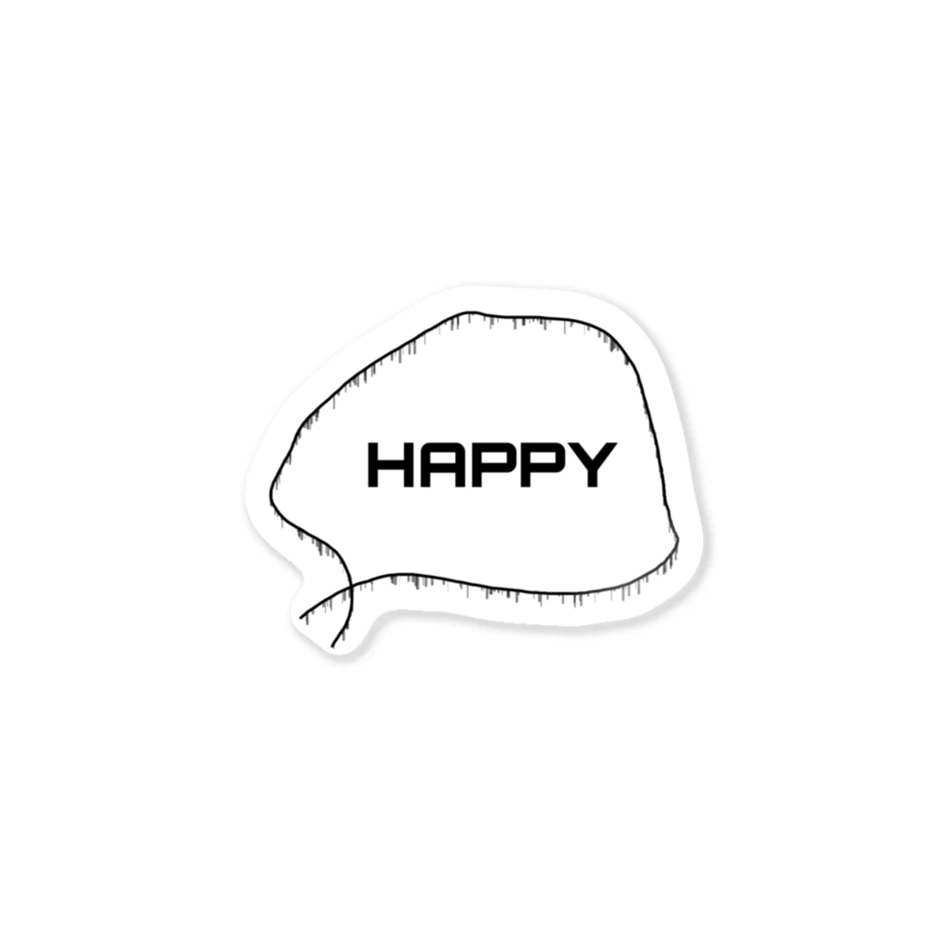 NONのI'm happy Sticker