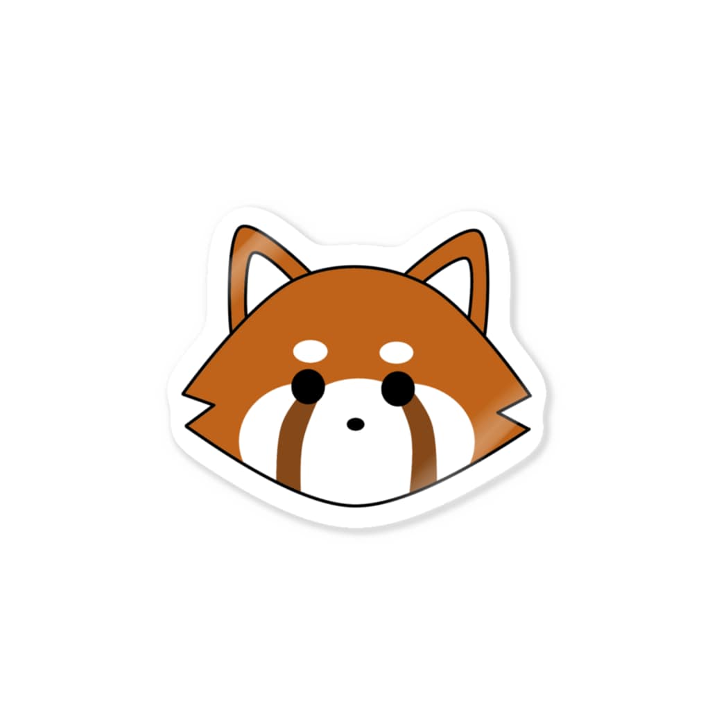 レッサーパンダのレッサーくん まるまるあにまるズ Doraneko0903 のステッカー通販 Suzuri スズリ