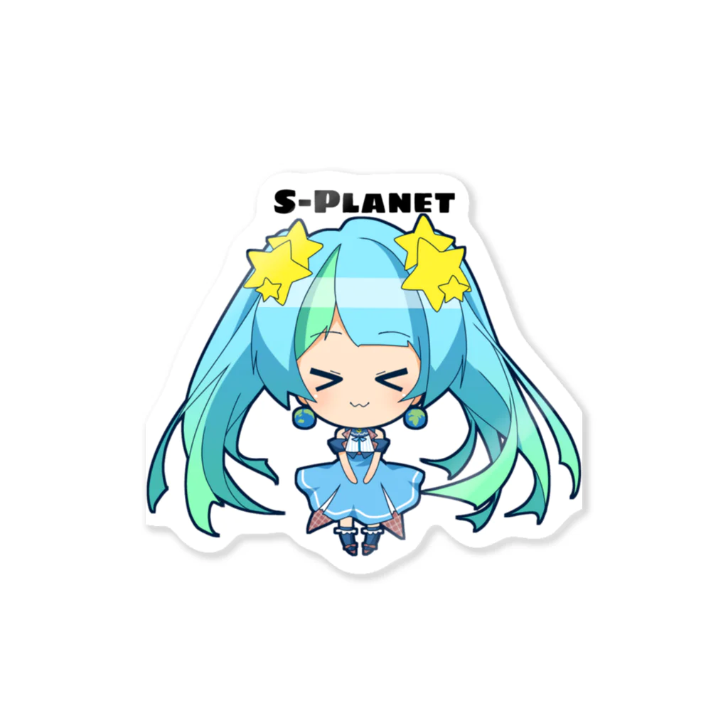 アニソンDJｓＢＡＲ「S-Planet」のプラ子SDグッズ② Sticker