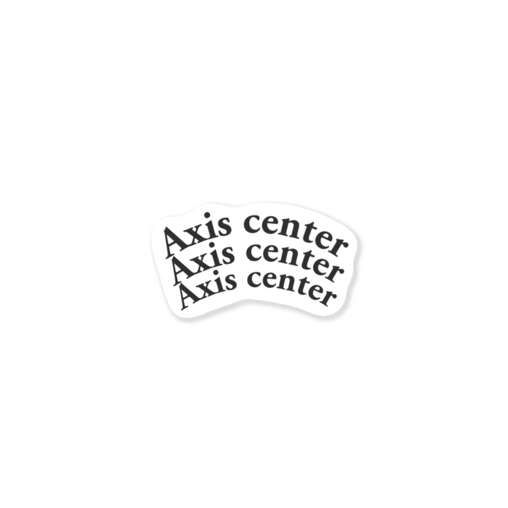 AxiscenterのAXIS CENTER ステッカー