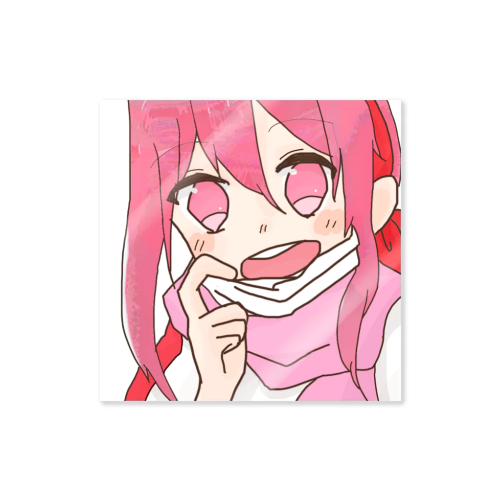 とげちのマスクエルナちゃん Sticker