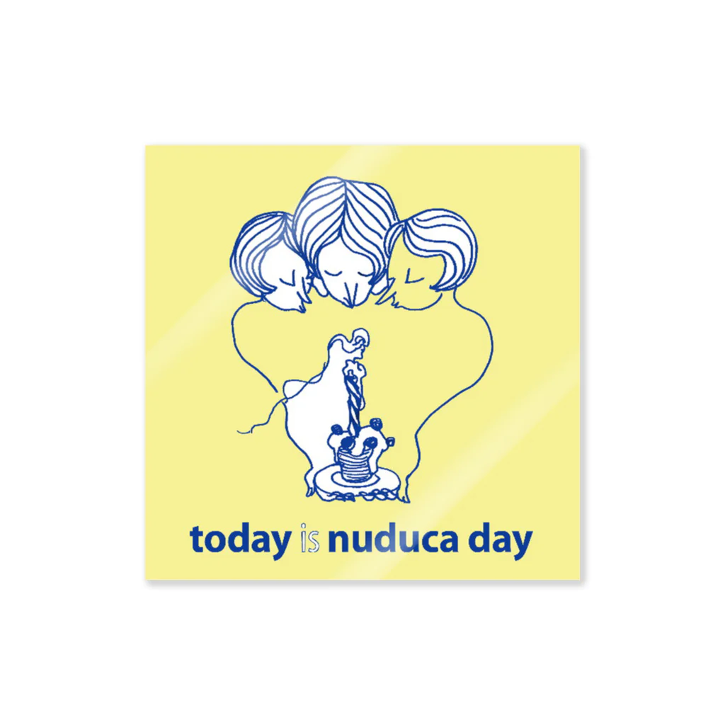 nuduca's Punibulicka FolliesのToday is nuduca day ステッカー