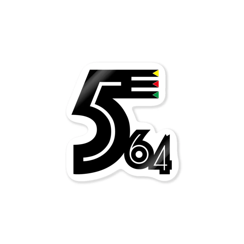 564の564ステッカー Sticker