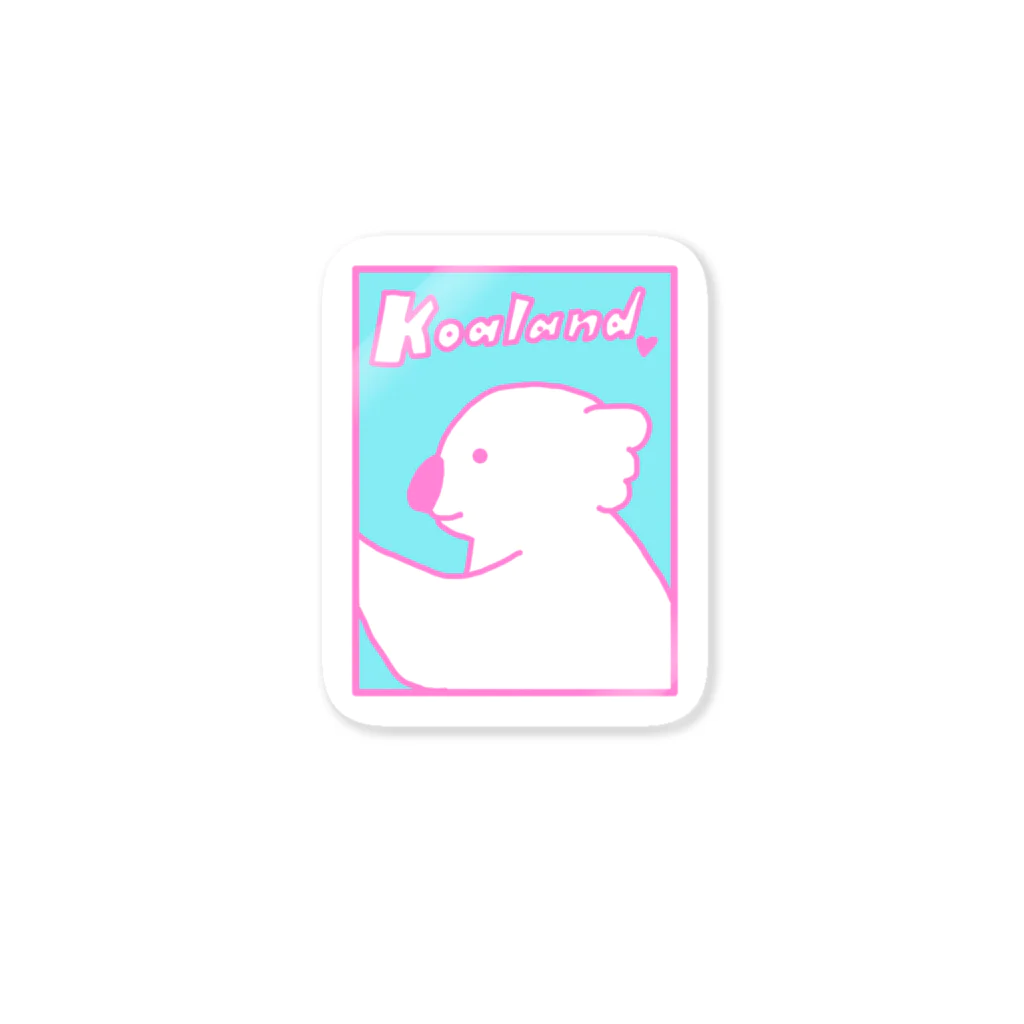 Koaland🐨🌿のビビッドコアラ Sticker