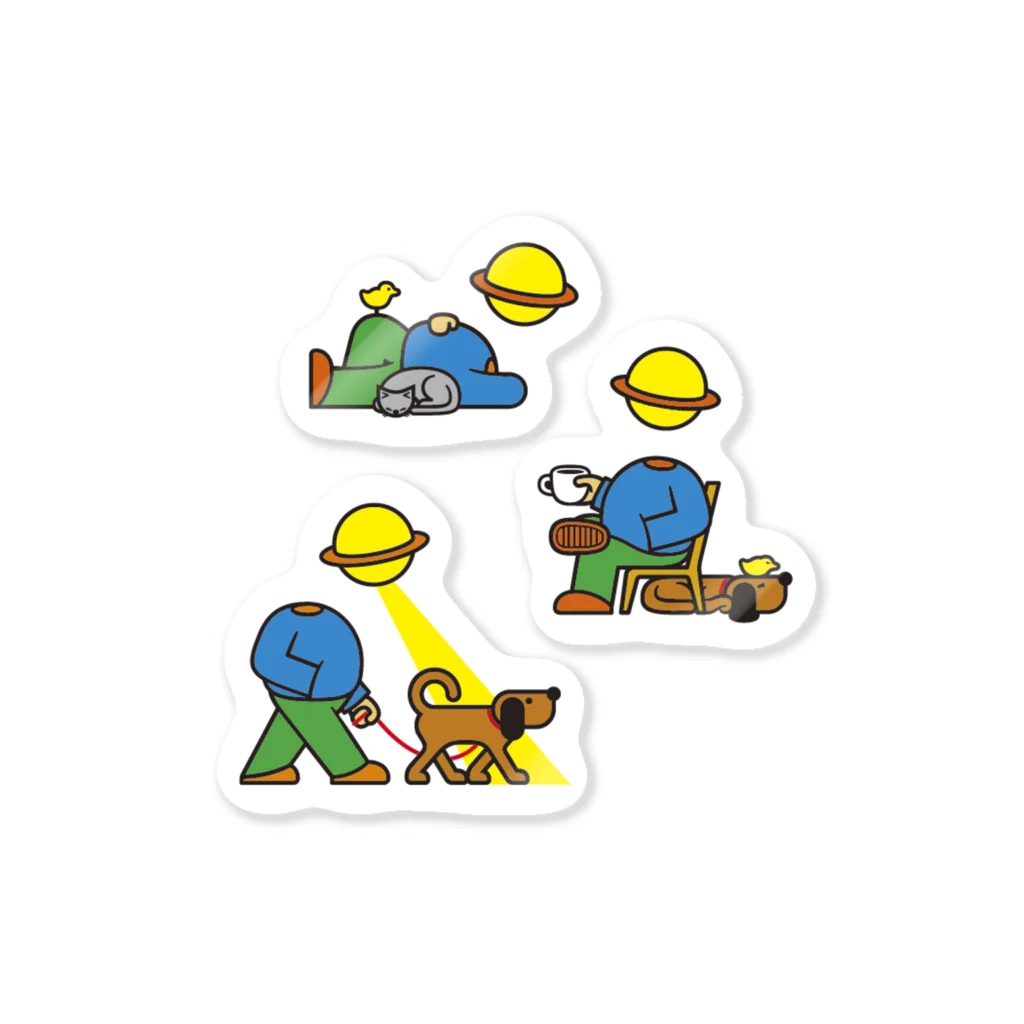 BBPのNUP, WALK, BREAK Sticker