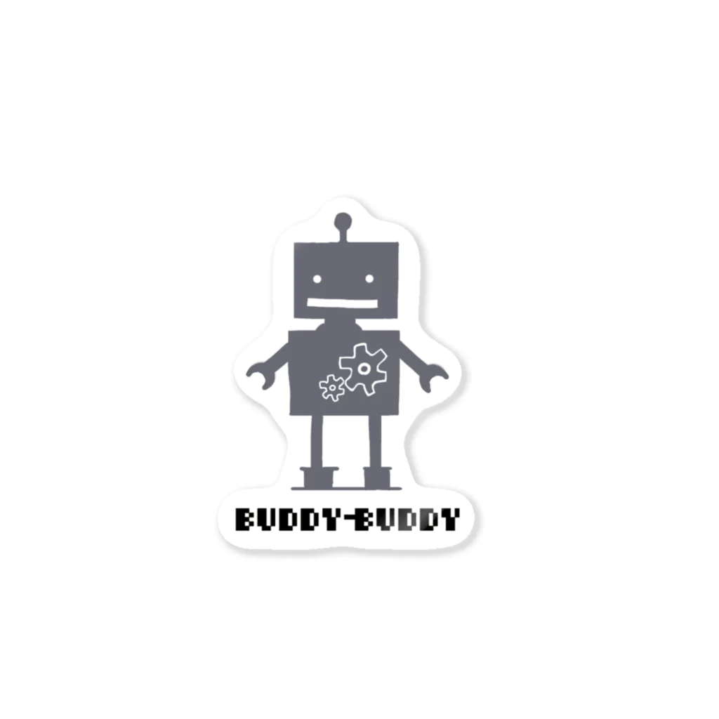 BUDDY-BUDDYのBUDDY-BUDDYロボット ステッカー