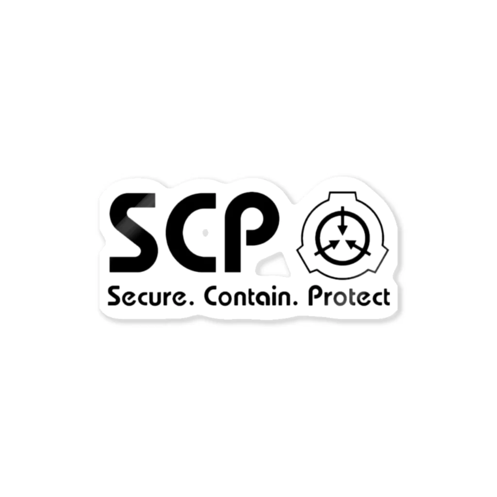 鈴屋の気まぐれ品のSCP:BLACK ステッカー