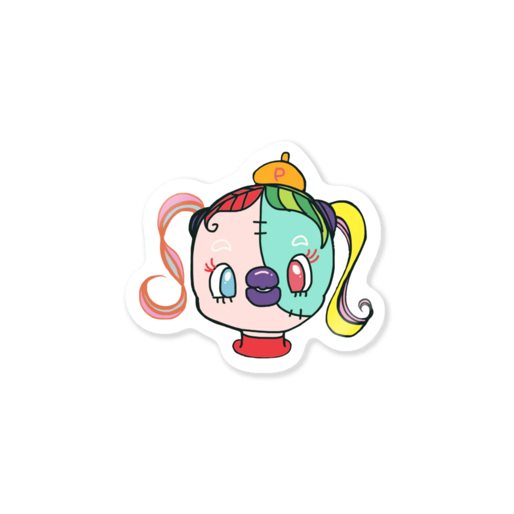 きみちゃんのお店のピカソちゃん Sticker