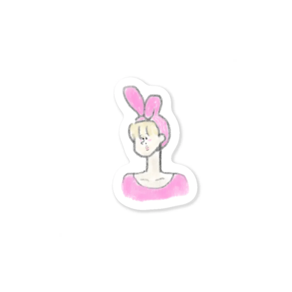 もっぱるんのbunny girl Sticker