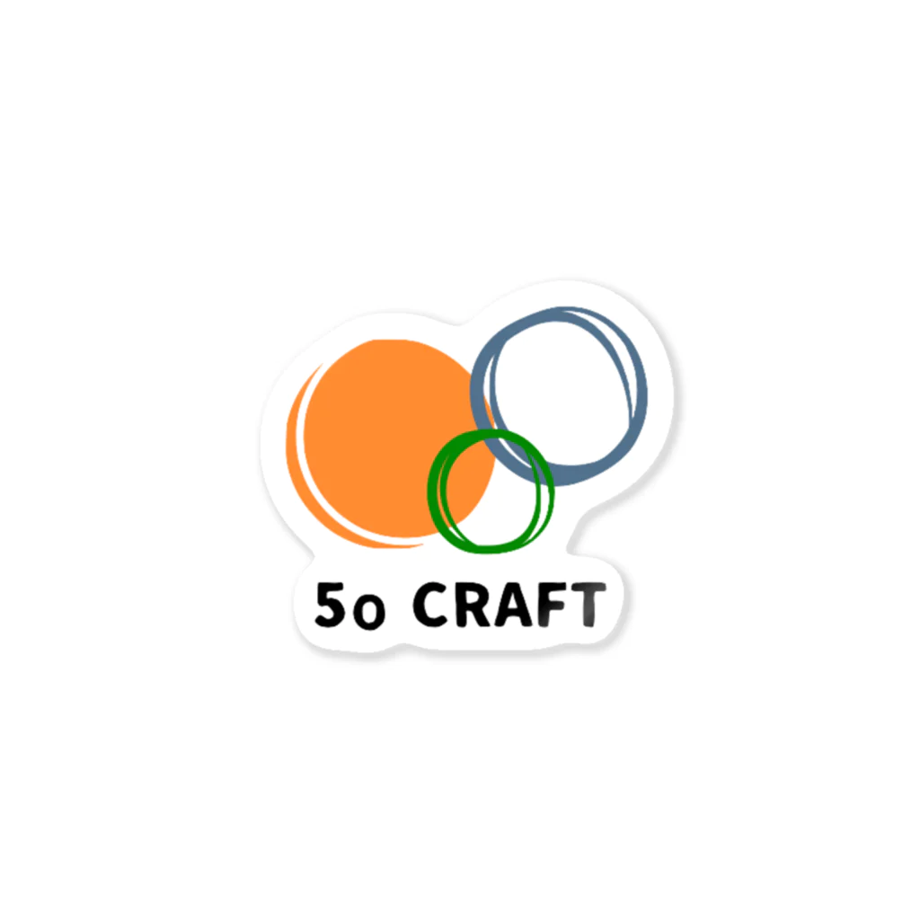 5o_craftの5o CRAFT オリジナルステッカー ステッカー