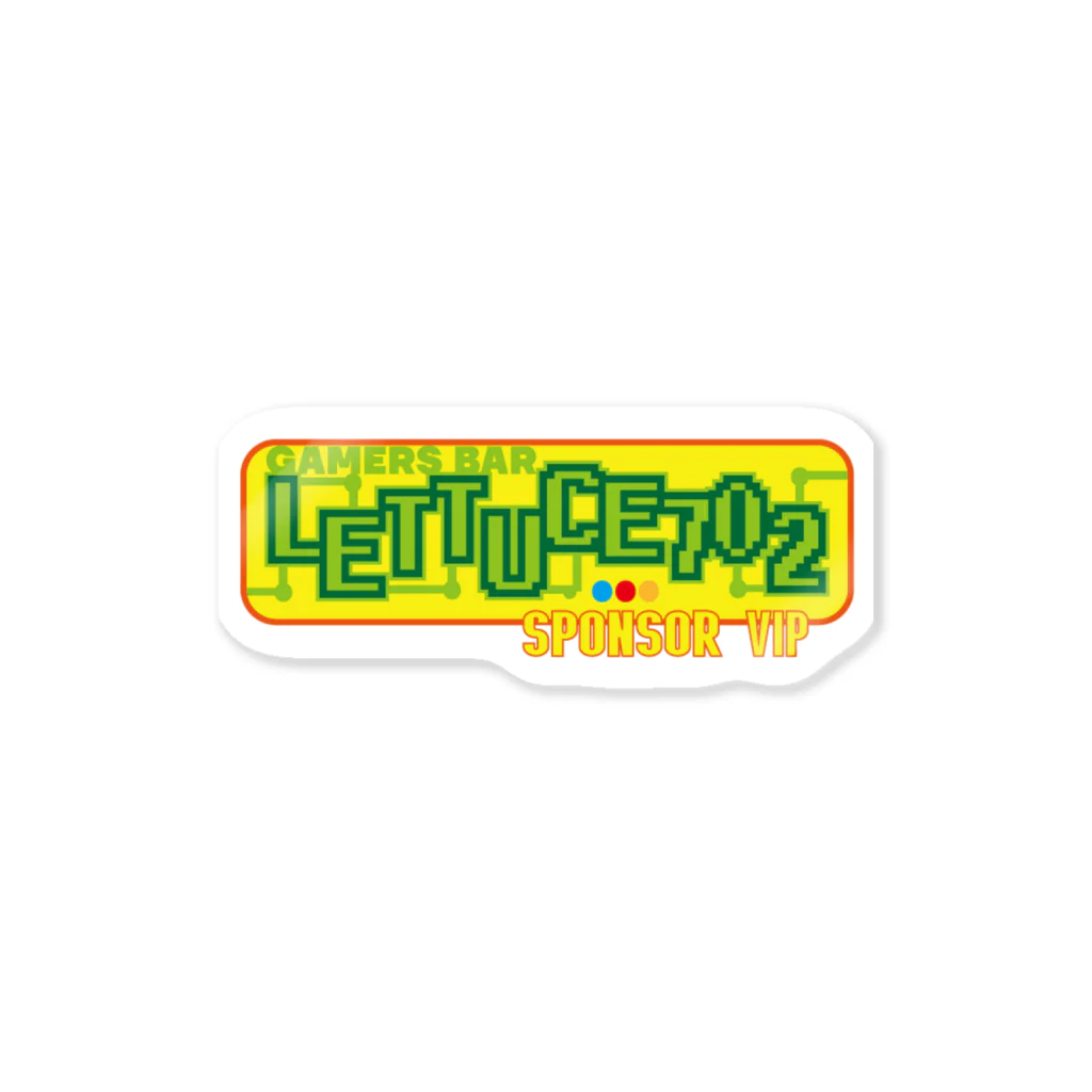 GAMERS BAR lettuce702販売部のlettuce702 ぼったくりステッカー ステッカー