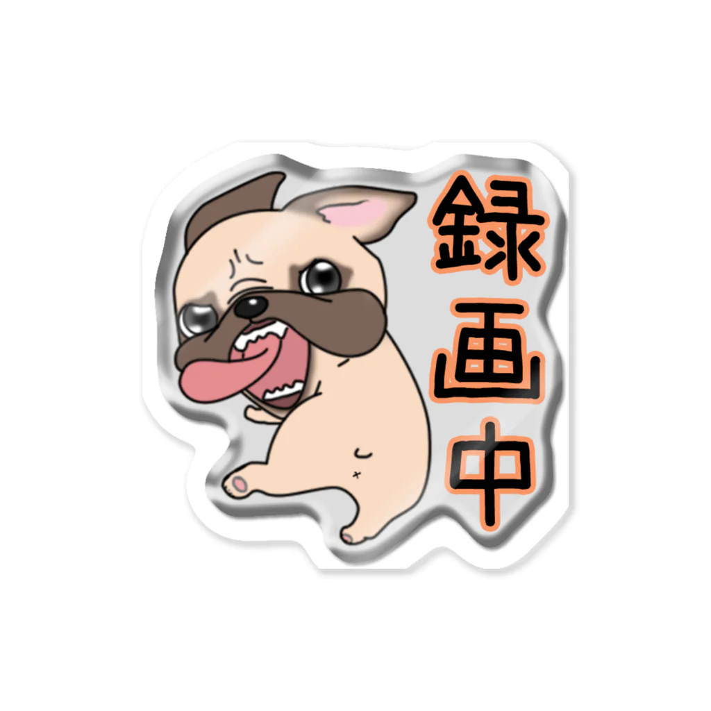 きのこ工房のまるっとフレブル_ステッカー（録画中） Sticker