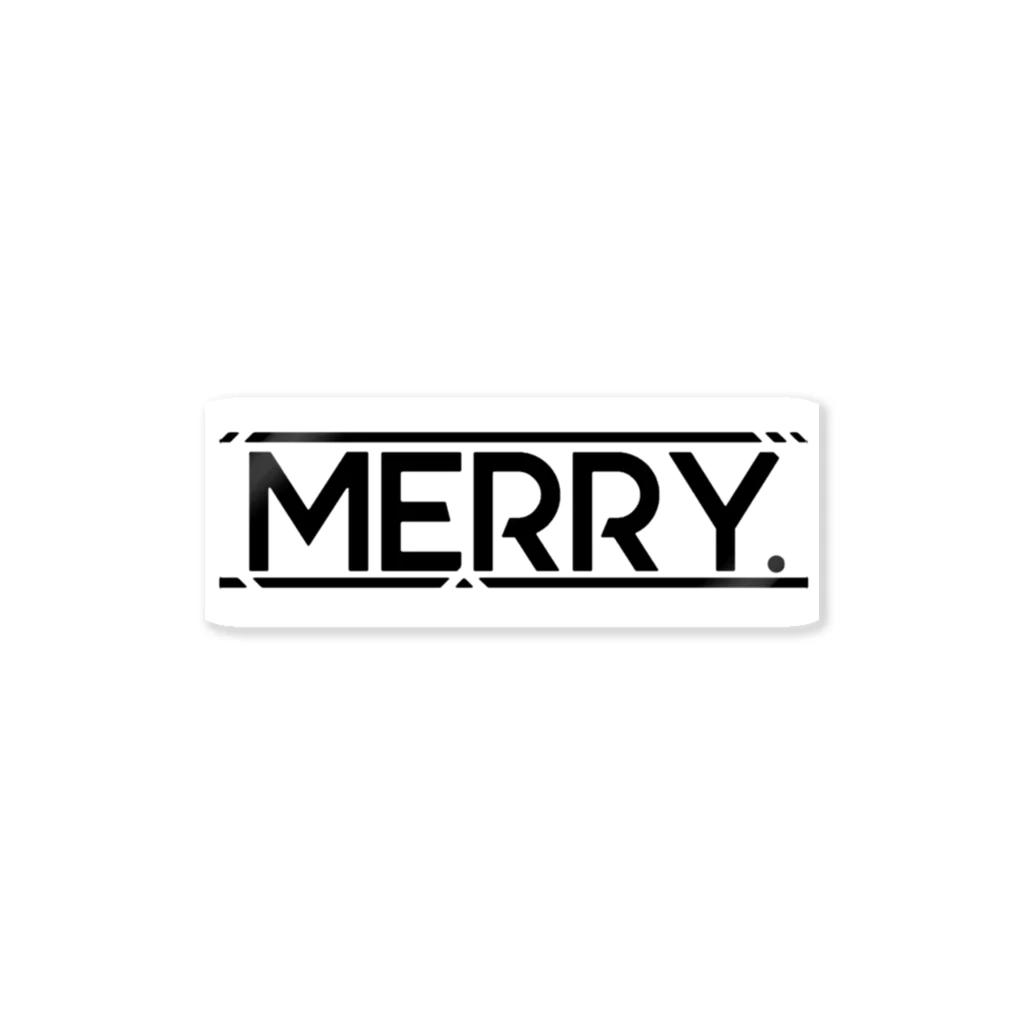 メリー/ASのMerryロゴ ステッカー