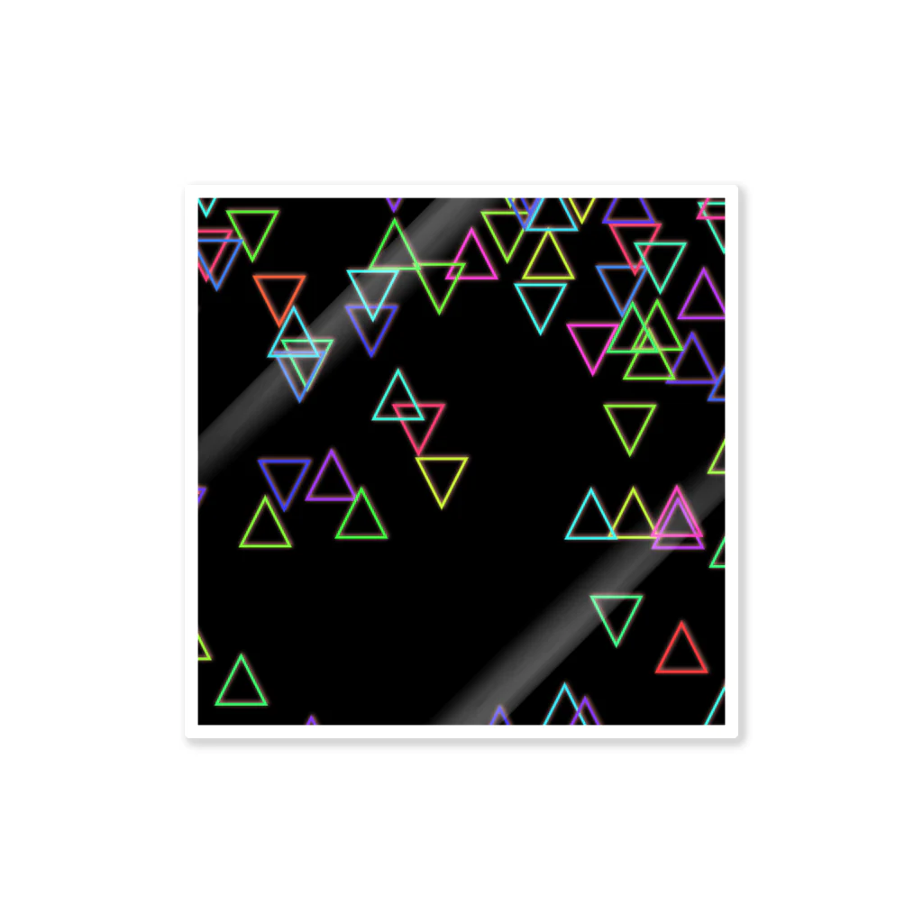 🅺🅰︎🅾︎🆁🅸☄︎のneon_triangle Sticker