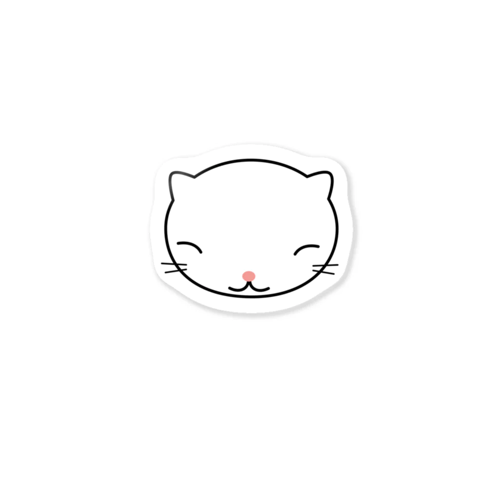 みーちゃんファンクラブのしろちゃん Sticker