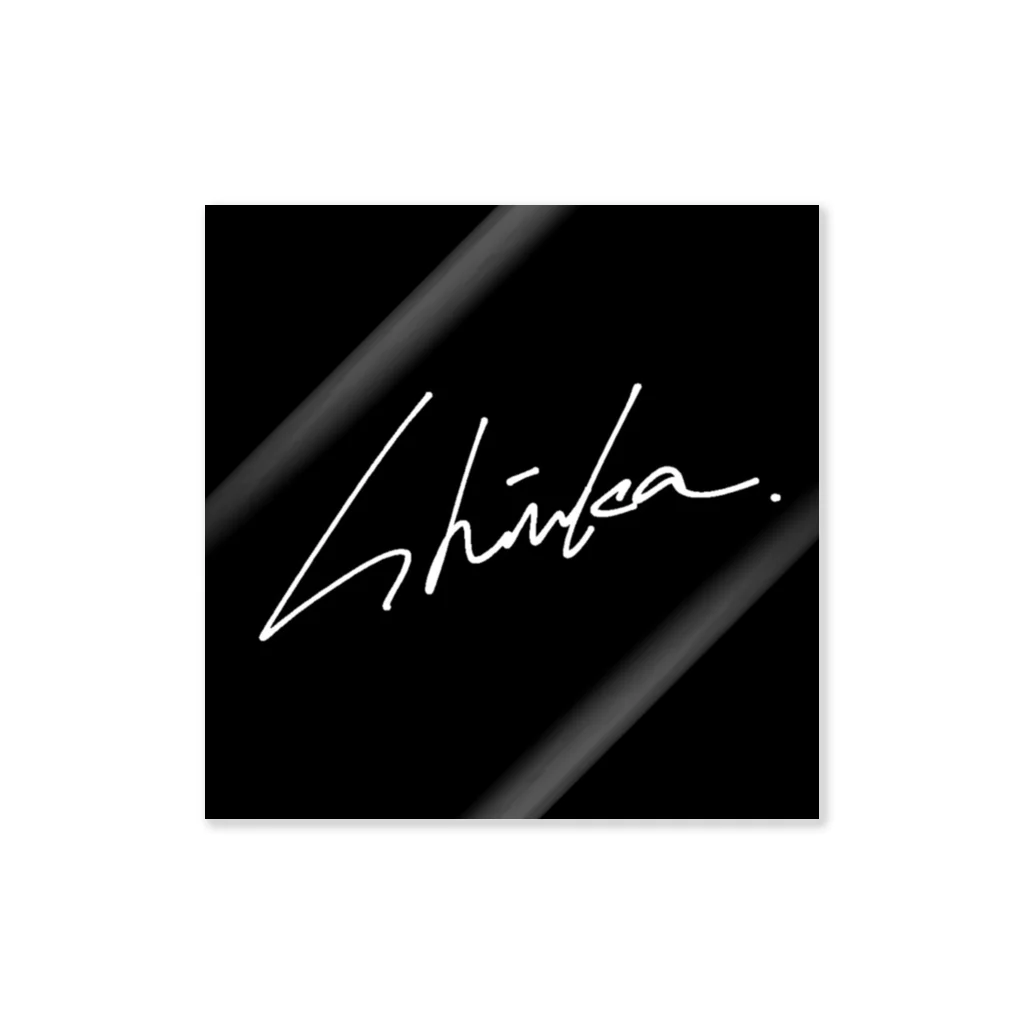 #鹿[Shika]のShika black ステッカー