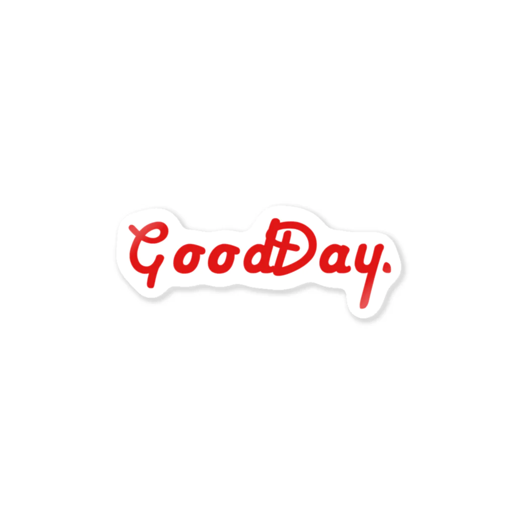 GoodDay.Apparel.のGoodDay. スッテカー RED Sticker