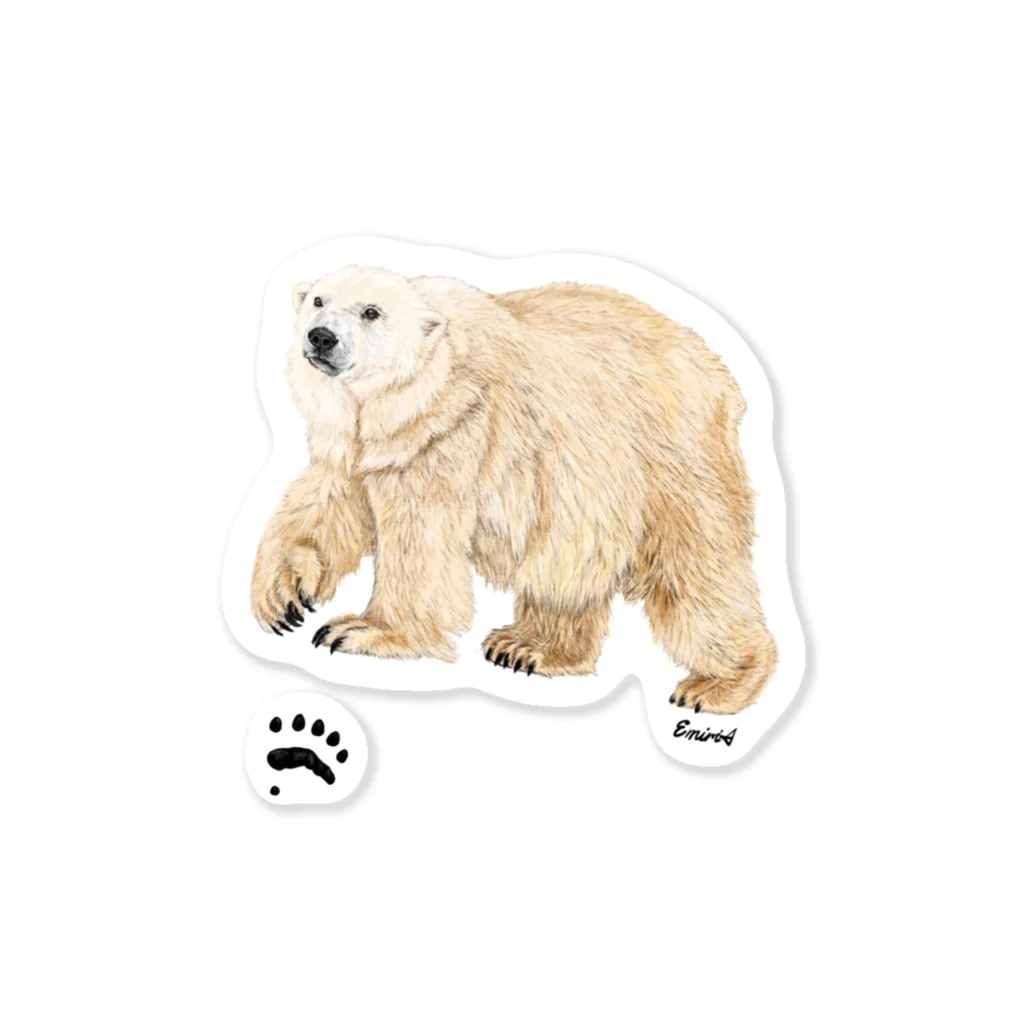 EmiriA artの北極熊の目的地🐾 ステッカー
