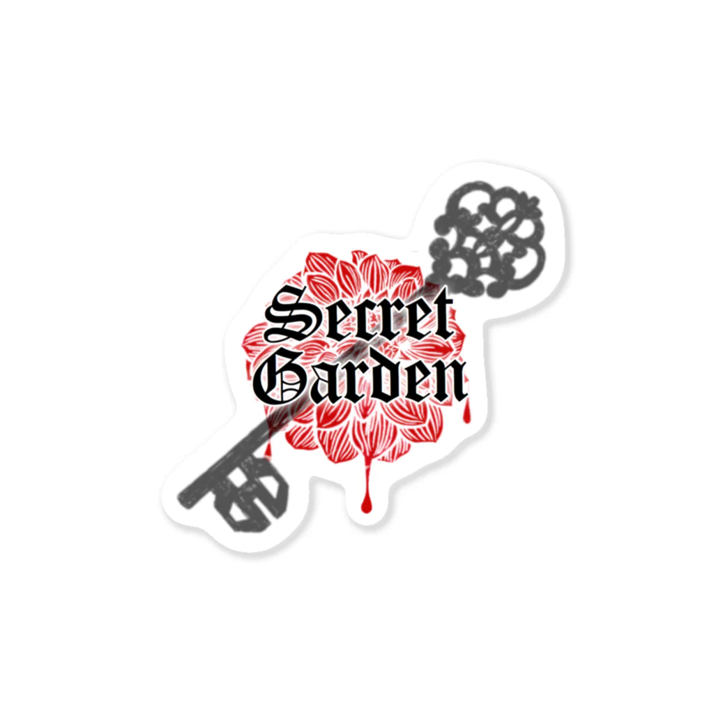 男装Mixバー Secret Gardenのお店のロゴステッカー ステッカー