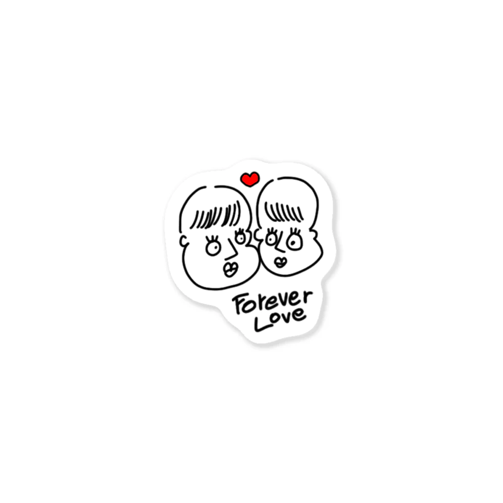 tsubomi creativeのForever love Sticker