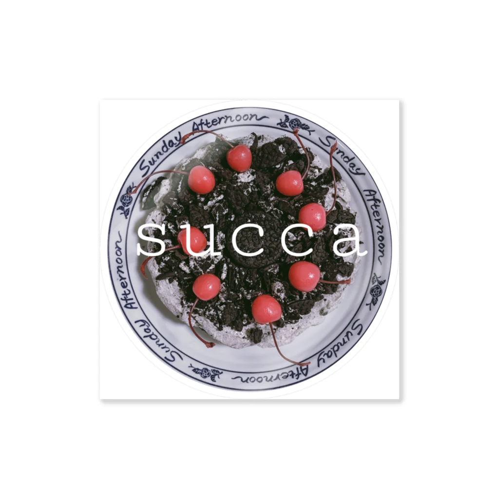 succaのsucc cake ステッカー ステッカー