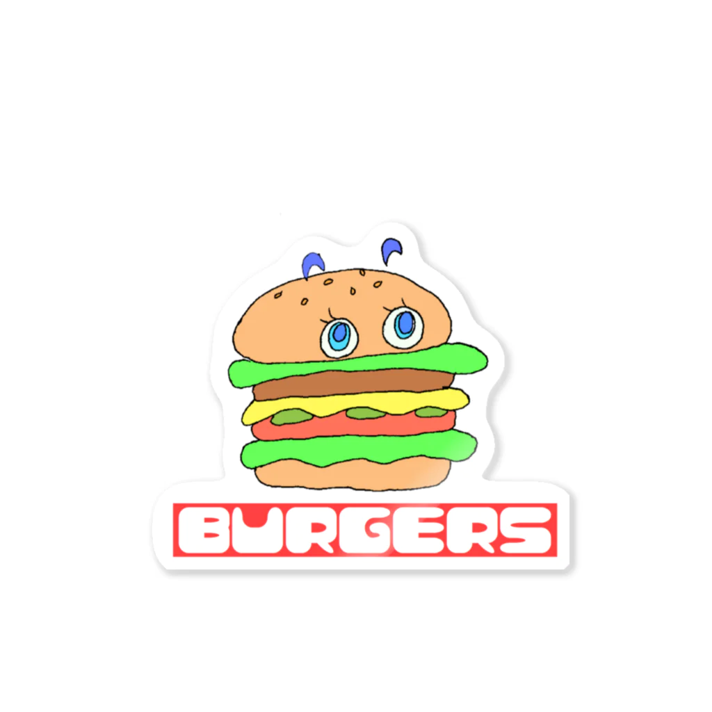 sbkscomのburgers  ステッカー