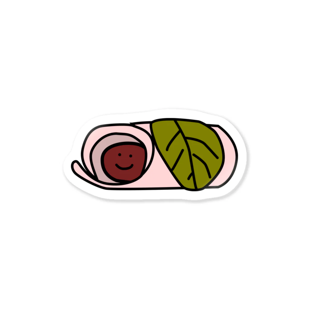 上村商店の Wa Sweets 桜餅（東） Sticker