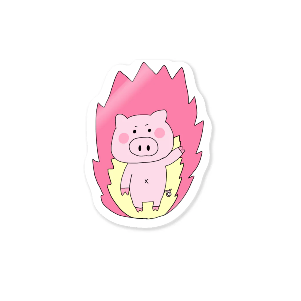 えみのダイエット部屋🐷🔥のダイエット本気シリーズ Sticker