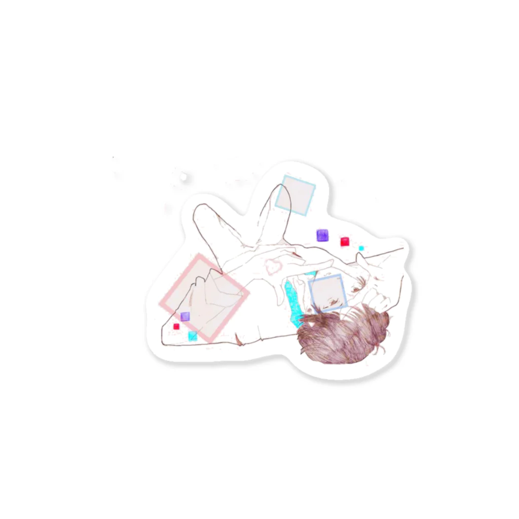 うゆにの家のよんよん Sticker