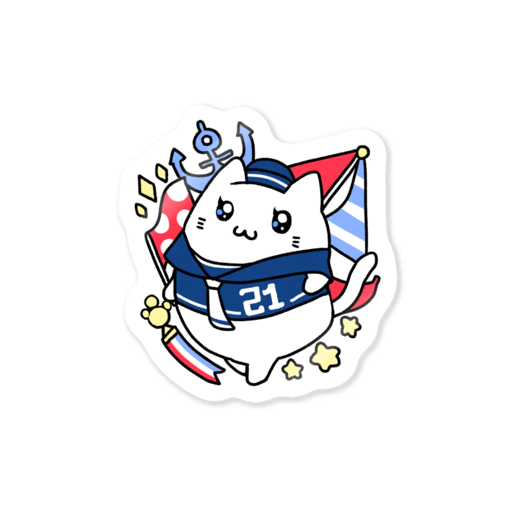 ちとせあめのマリンなネコちゃん Sticker