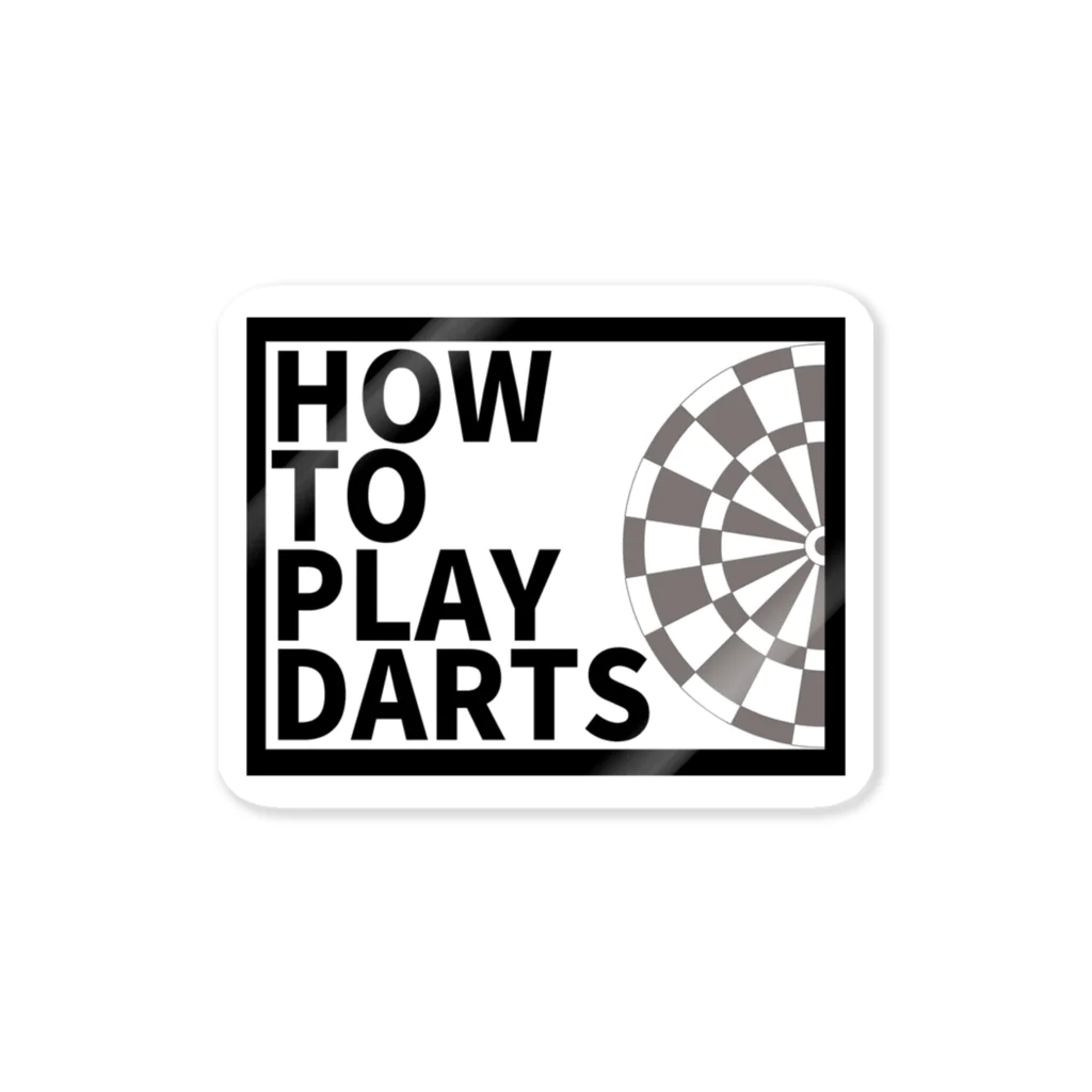 SWEET＆SPICY 【 すいすぱ 】ダーツのHOW TO PLAY DARTS Sticker