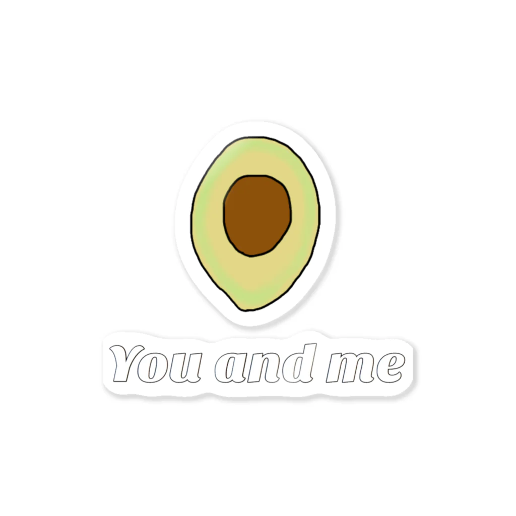 iPhone のYou and me Sticker